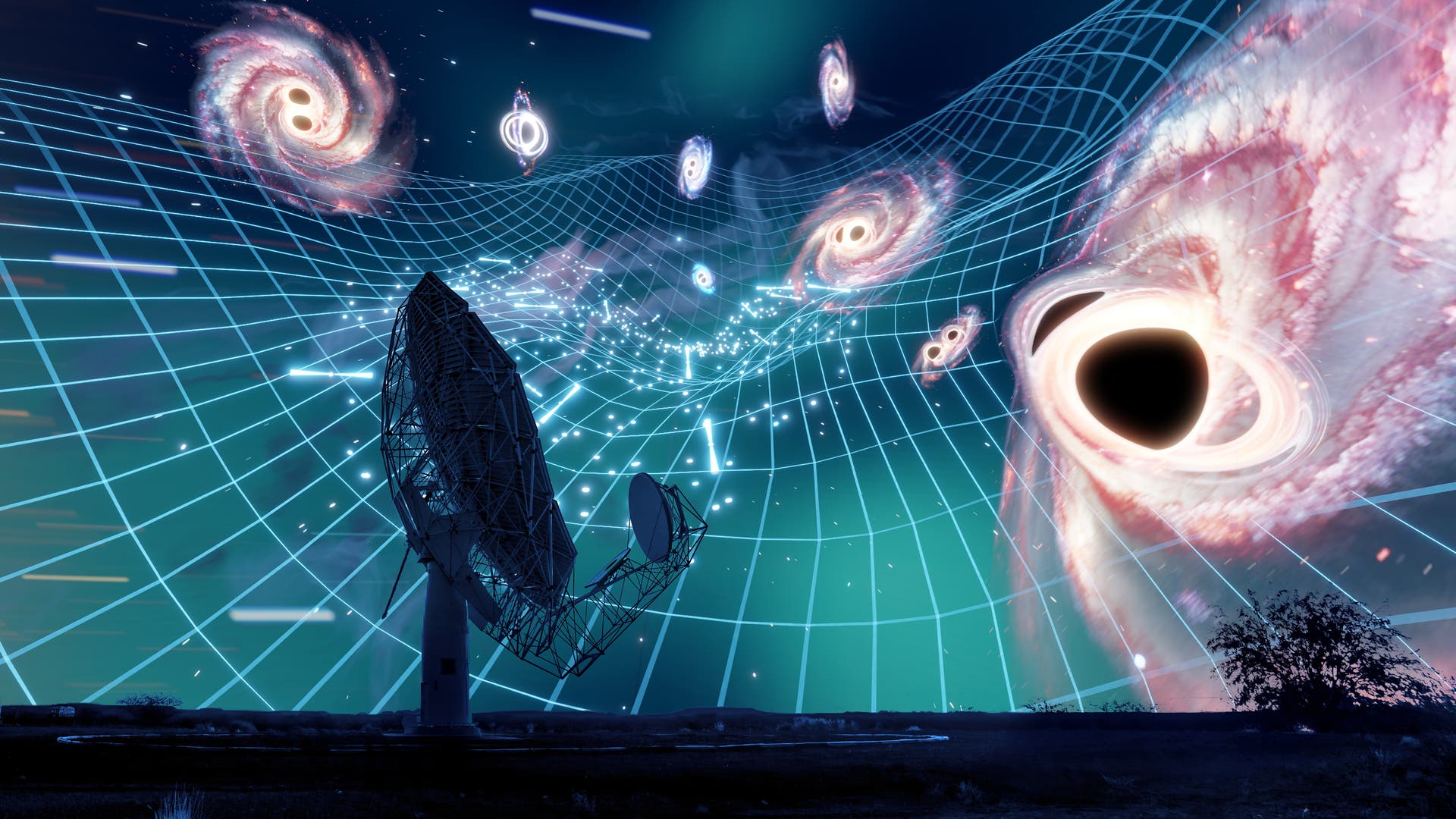 Gravitationswellen-Suche-nach-Paaren-Schwarzer-L-cher