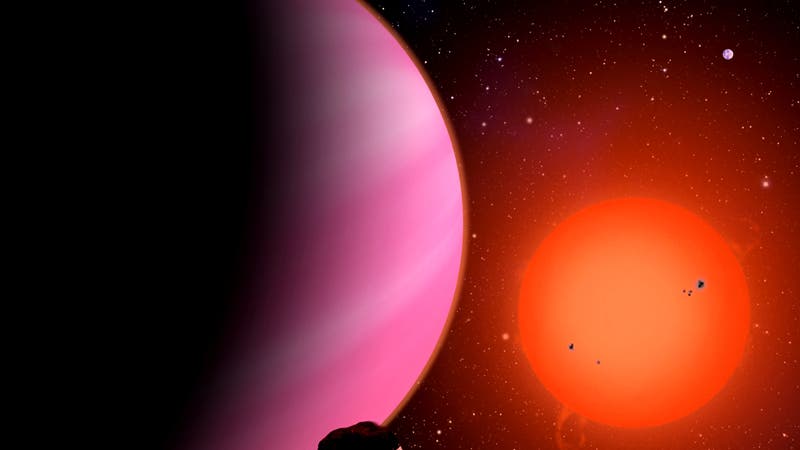 Der Exoplanet HAT-P-11b im Sternbild Schwan