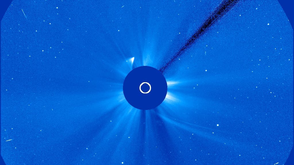 Komet ISON am 29. November 2013 um 01:18 Uhr MEZ