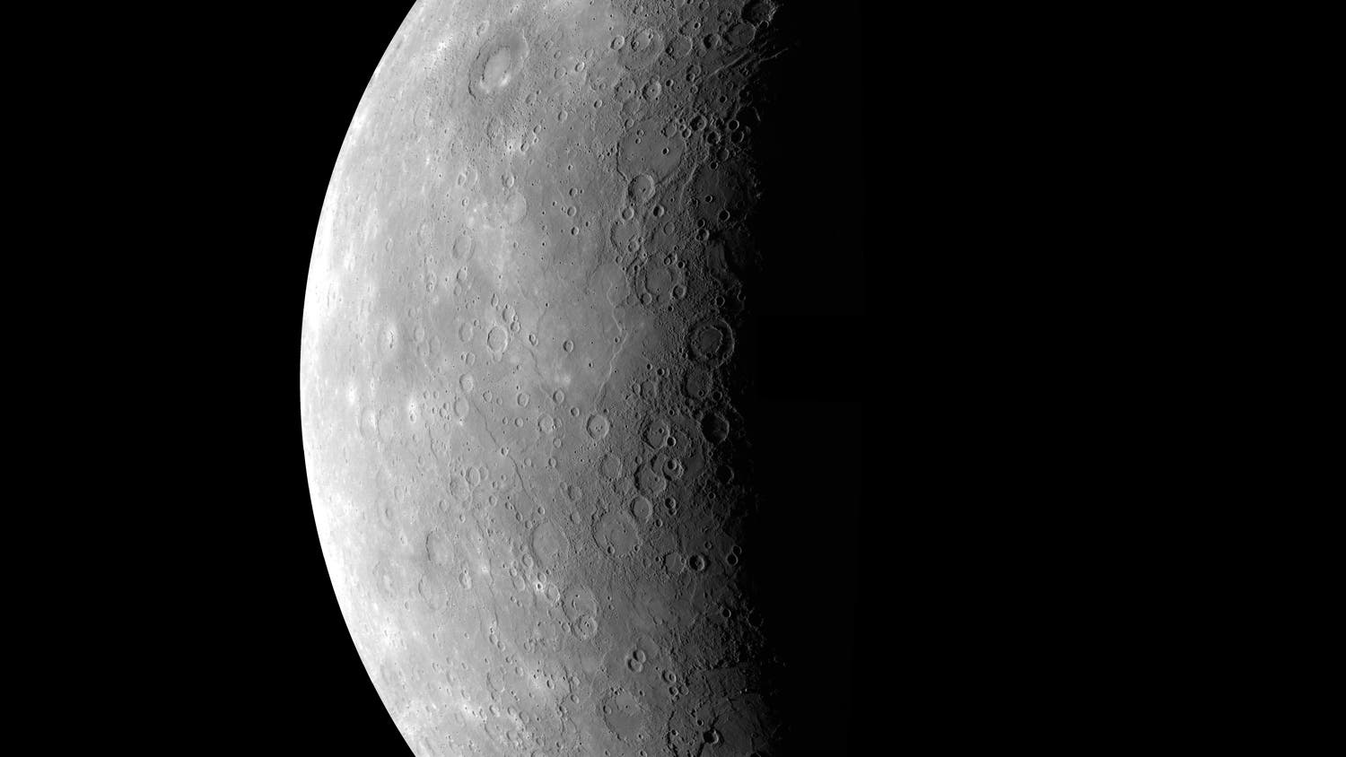 Die Oberfläche von Merkur