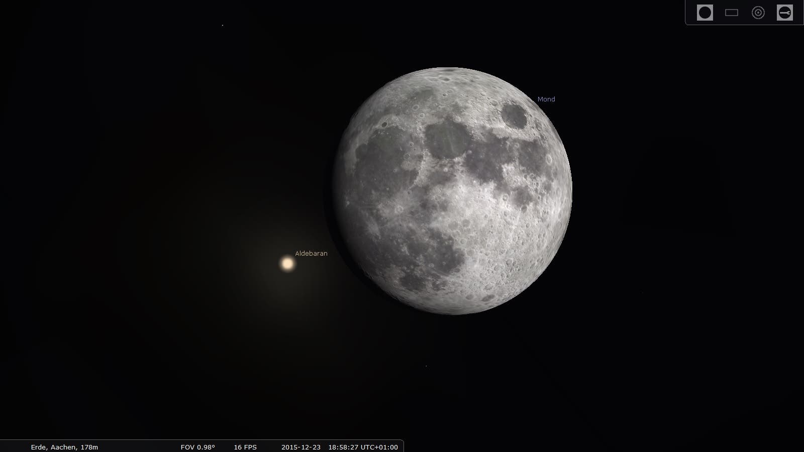 Der Mond steht diesmal im Mittelpunkt des deutschlandweiten