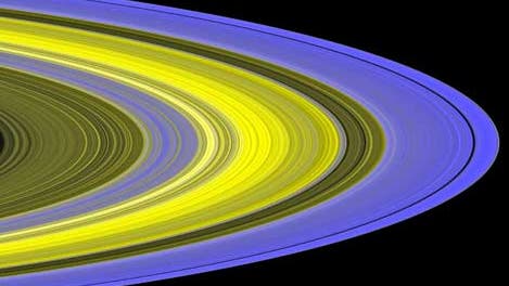 Details der Saturnringe