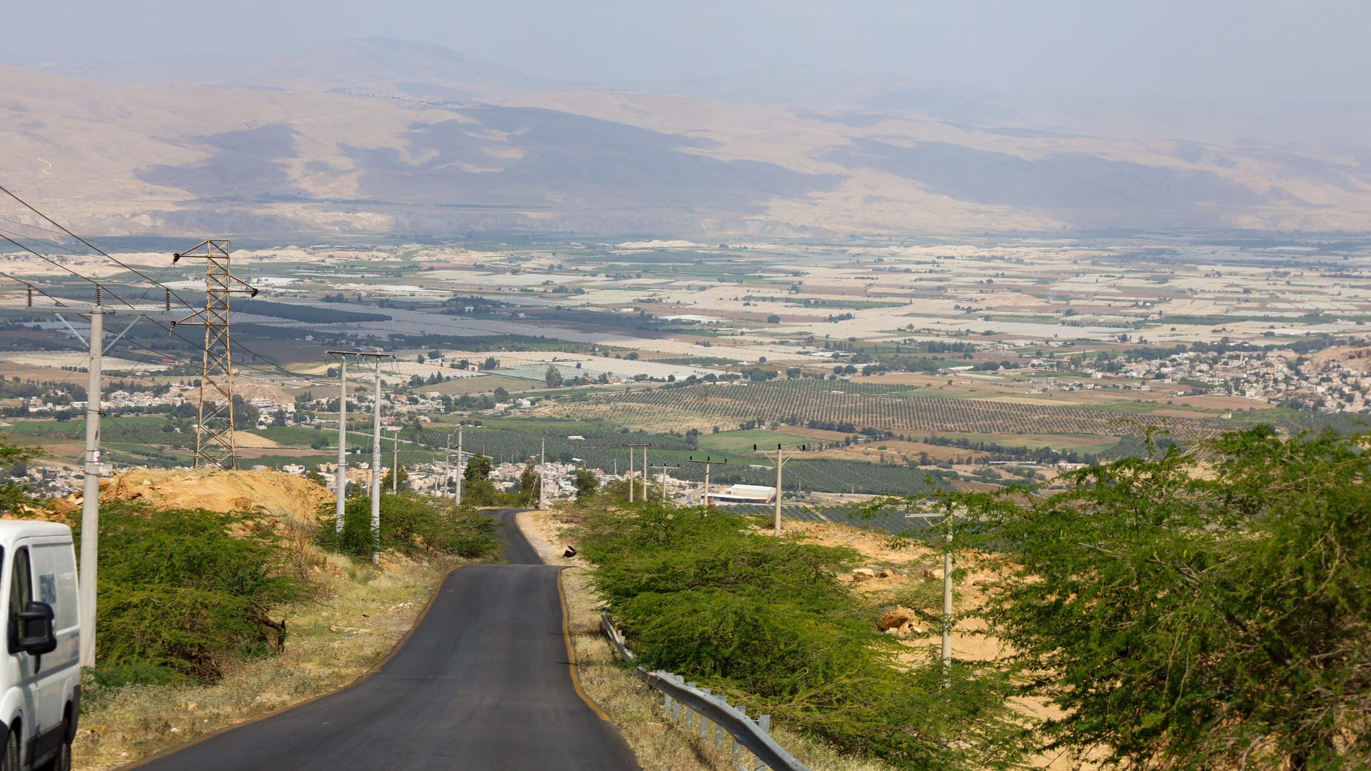 Straße ins Jordantal