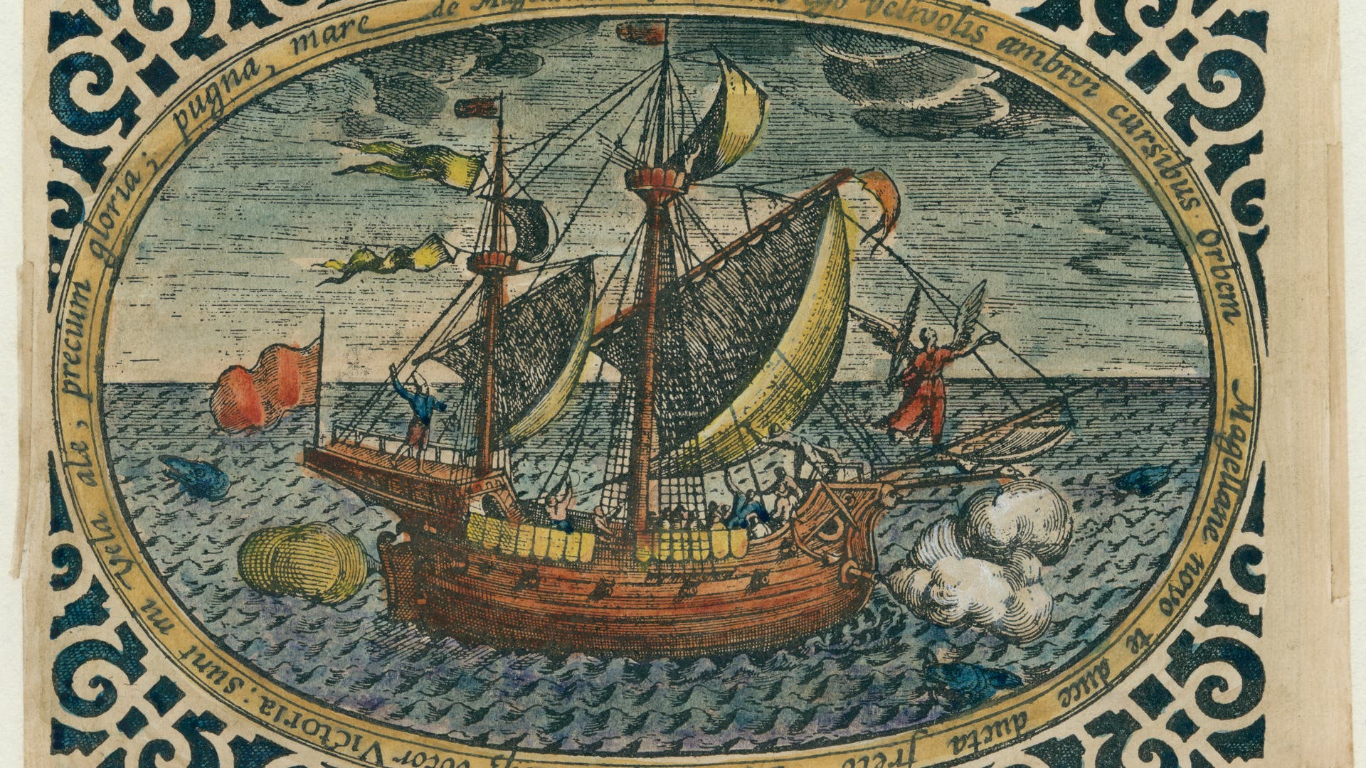 Плавание европейцев в эпоху великих географических открытий. Корабль Фернана Магеллана.