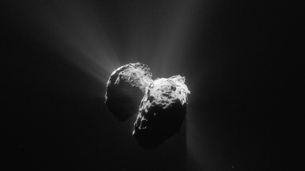 Komet 67P am 8. Juli 2015