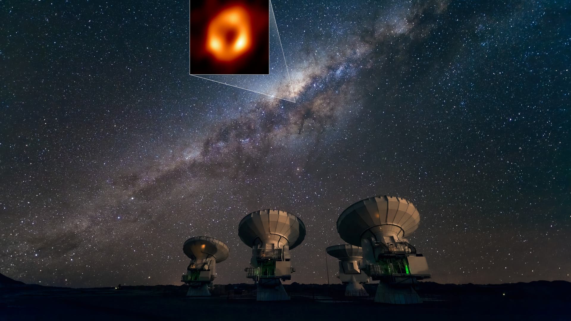 Das Schwarze Loch im Zentrum unserer Galaxis