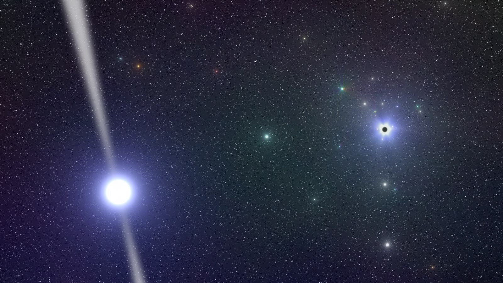 Galaktisches Zentrum Ein Pulsar als Sonde Spektrum der Wissenschaft