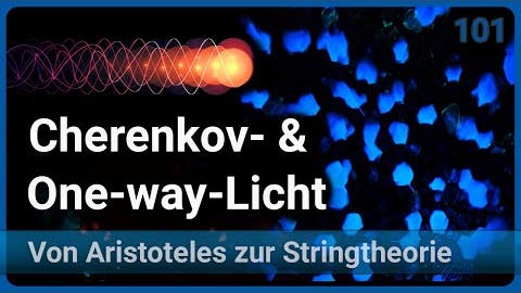 Kann man One-way Lichtgeschwindigkeit messen mit Cherenkov-Licht ? •