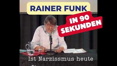 Rainer Funk in 90 Sekunden