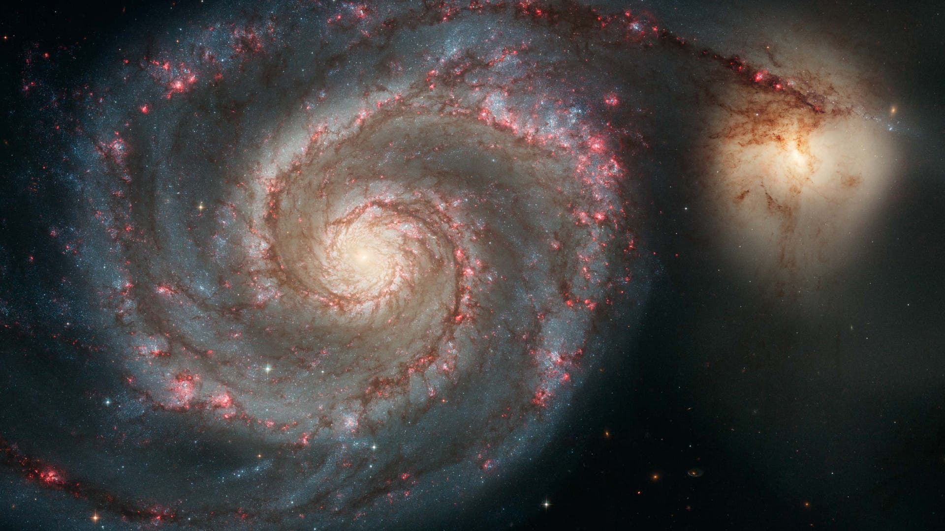 M51, Die Feuerrad-Galaxie