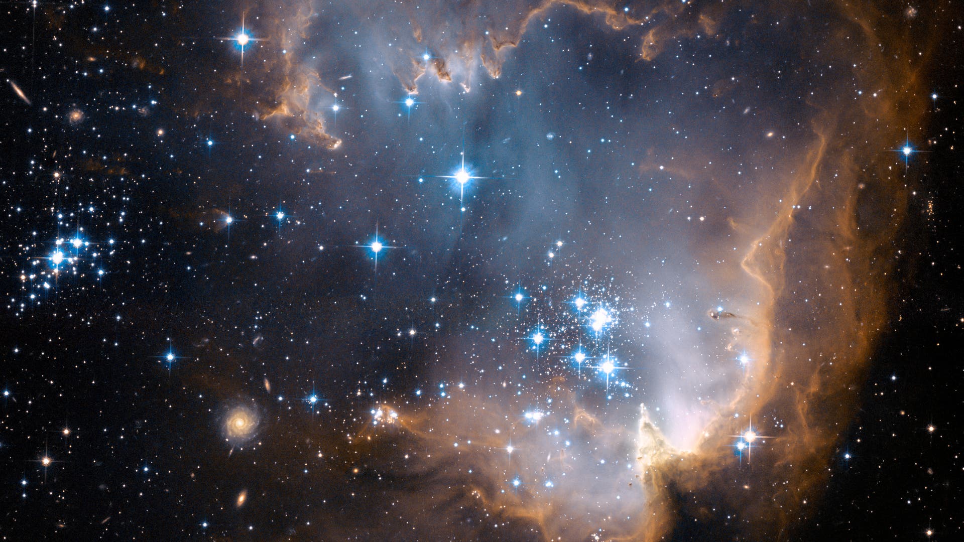 N90-Region in der Kleinen Magellan'schen Wolke