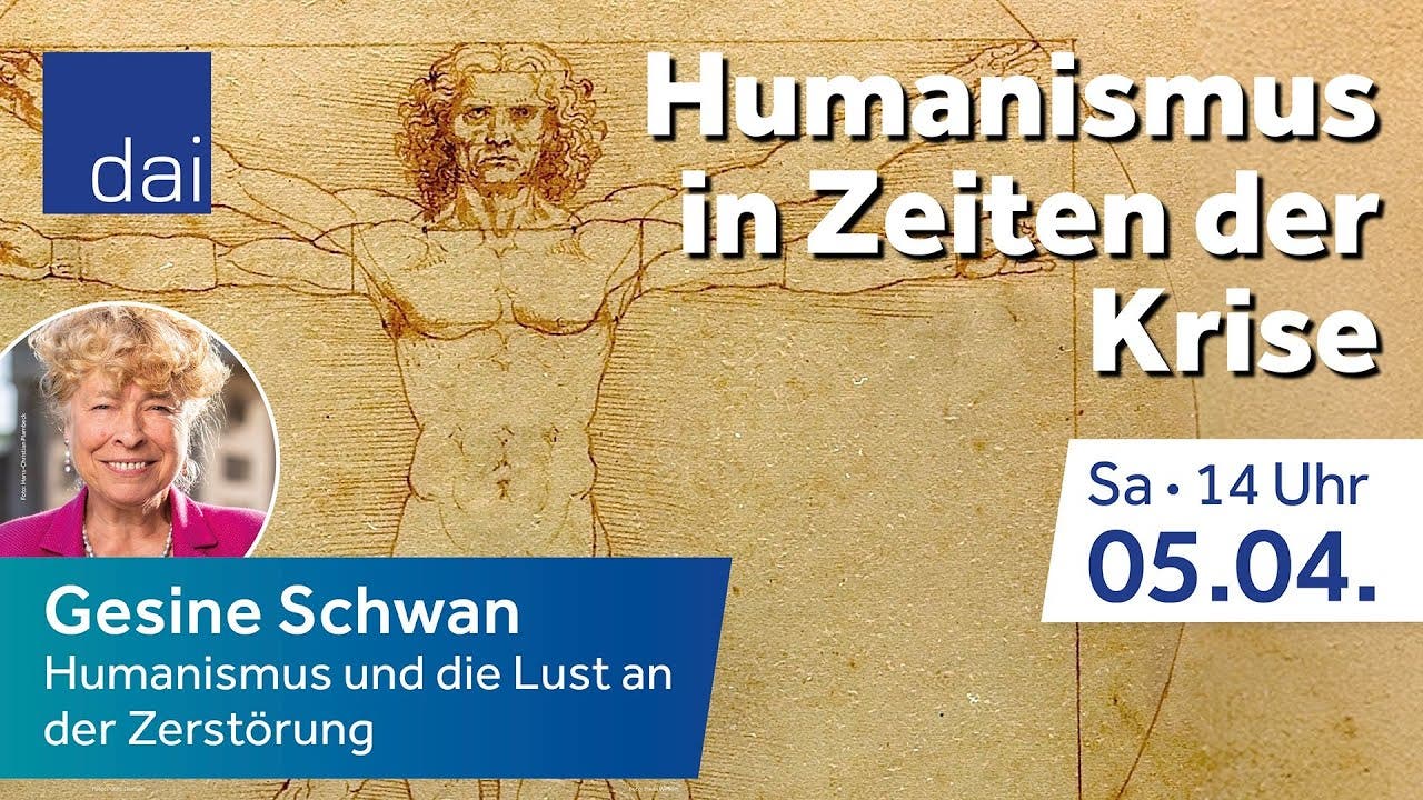 Humanismus in Zeiten der Krise - Gesine Schwan, Jürgen Hardeck, Raine