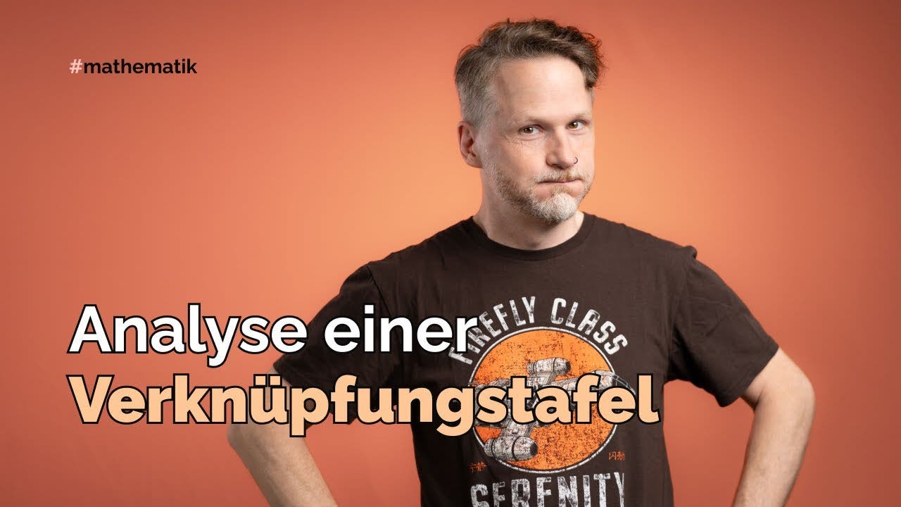 Analyse einer Verknüpfungstafel