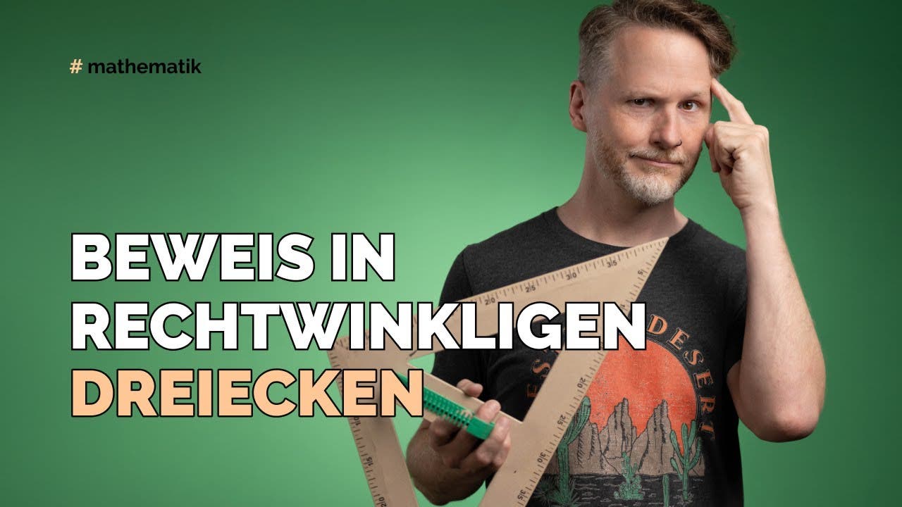 Beweis im rechtwinkligen Dreieck