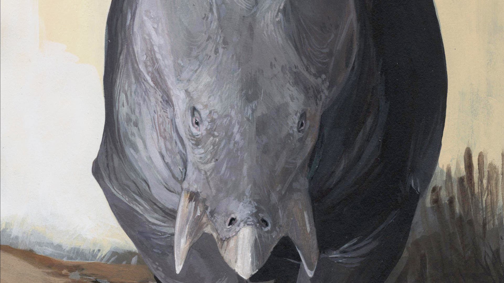 Paläontologie Riesiger Säugervorfahr tummelte sich unter Dinos