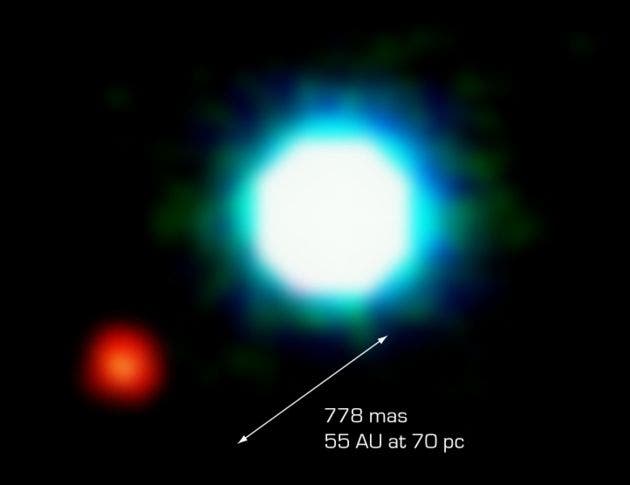 Licht vom Exoplaneten 2M1207b?