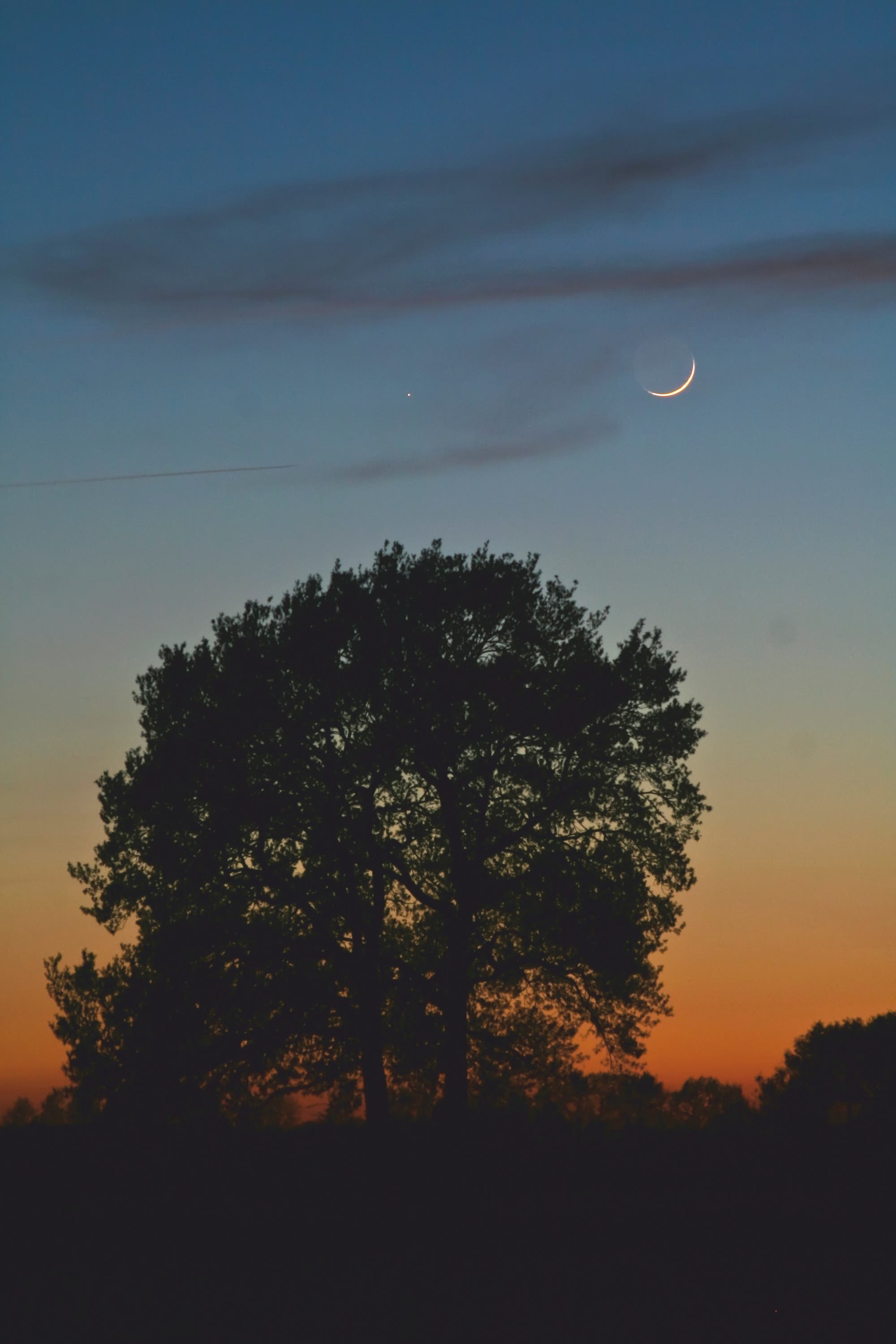 Merkur am Abendhimmel