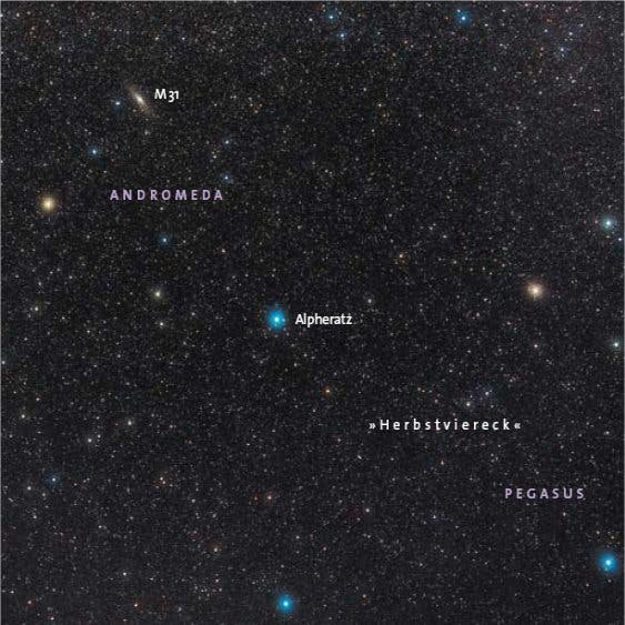 Herbstviereck und Andromeda-Nachbar