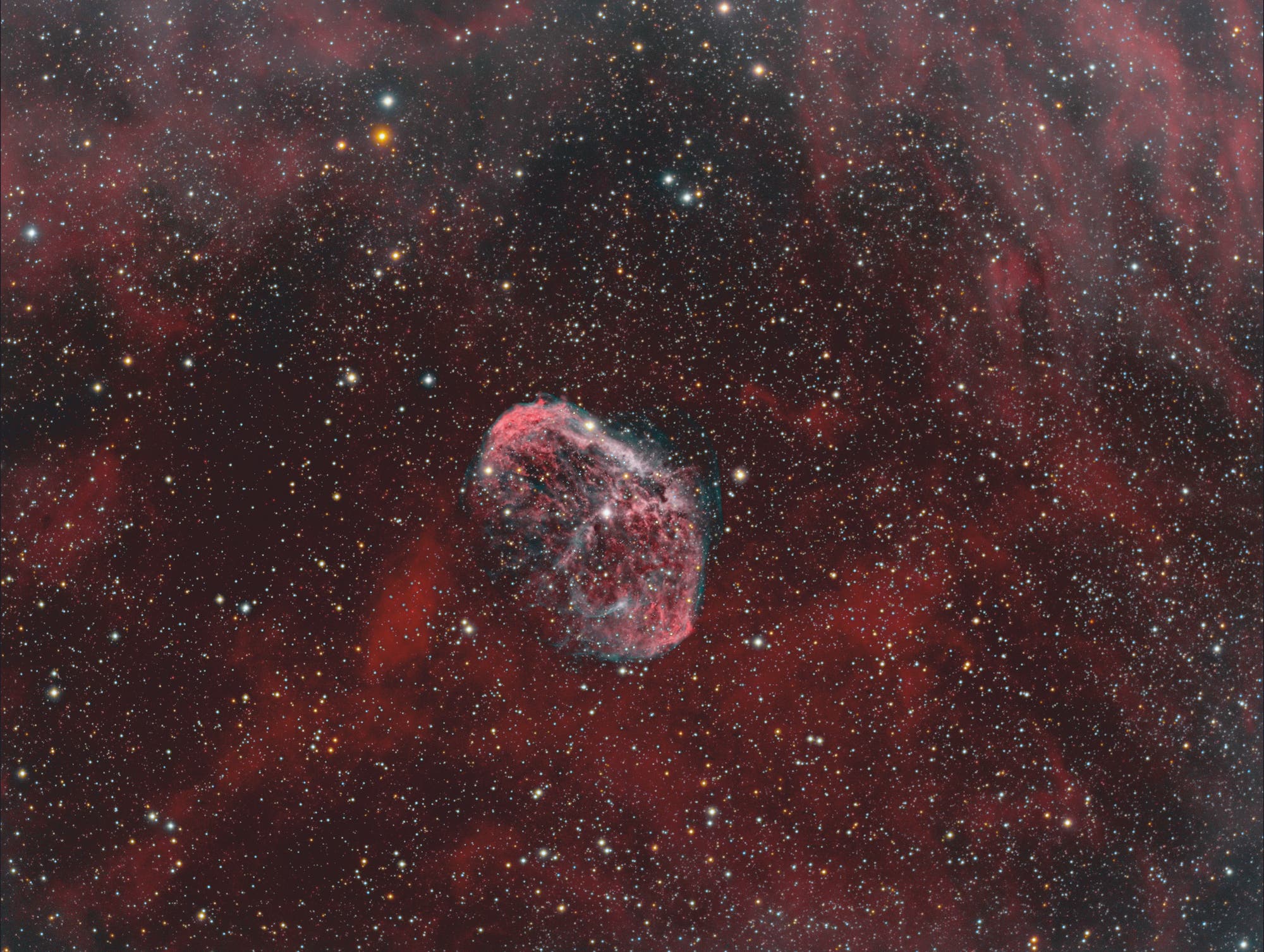 Crescentnebel NGC 6888 im Sternbild Schwan