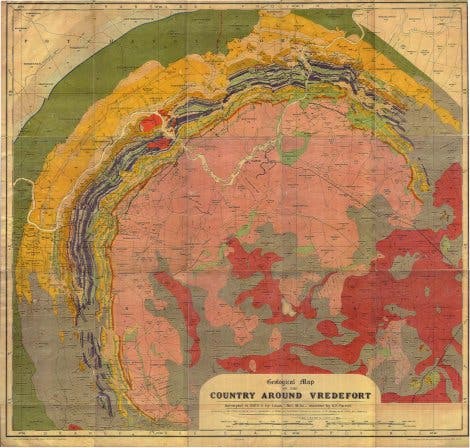 Geol. Karte von Vredefort