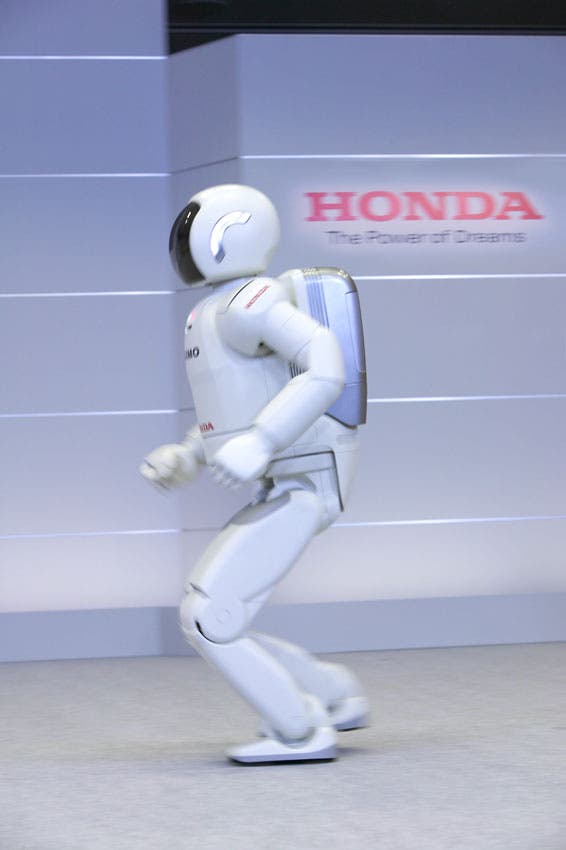 Hondas Humanoide Asimo beim Joggen