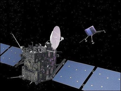 Ihr Auftritt wird noch kommen: Rosetta und der Lander Philae sind noch bis 2013 unterwegs