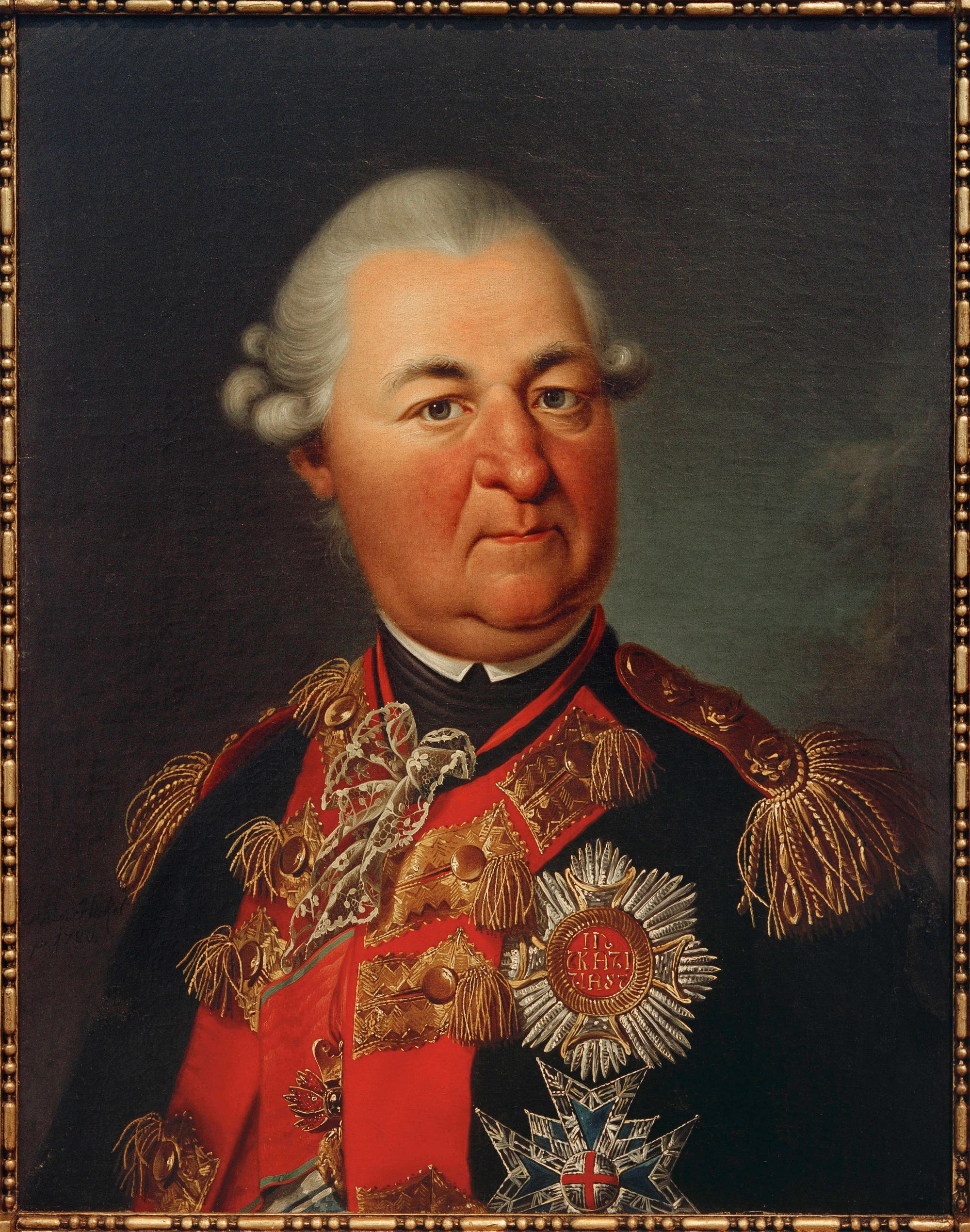 Kurfürst Karl Theodor von der Pfalz und Bayern (1724–1799) in einem Gemälde von Anton Hickel aus dem Jahr 1780. 