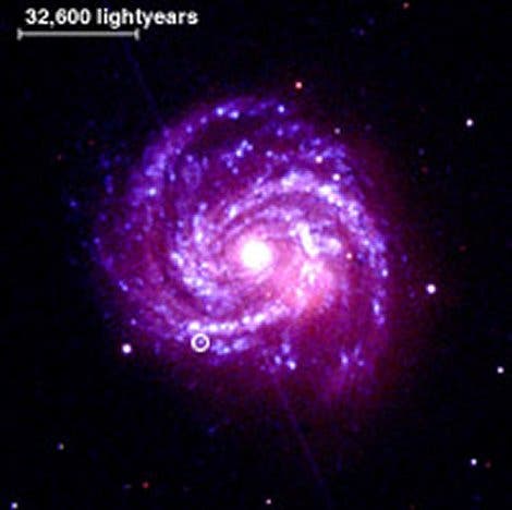Spiralgalaxie M100