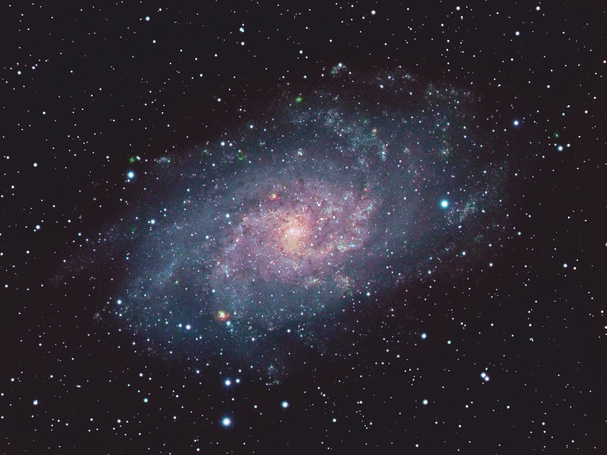 Messier 33 im Sternbild Dreieck