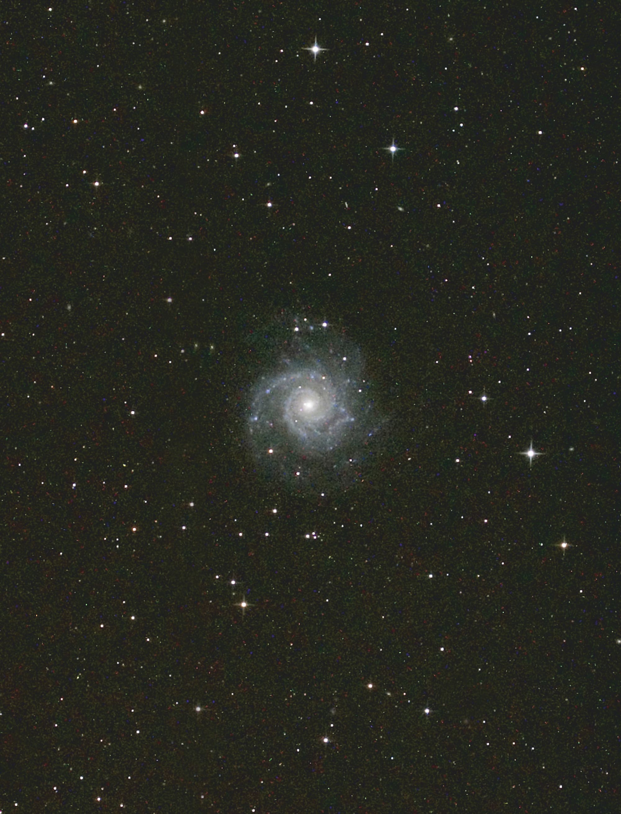 Die Spiralgalaxie Messier 74 im Sternbild Fische