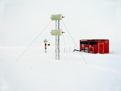 Seismometer messen die Eisschwingungen