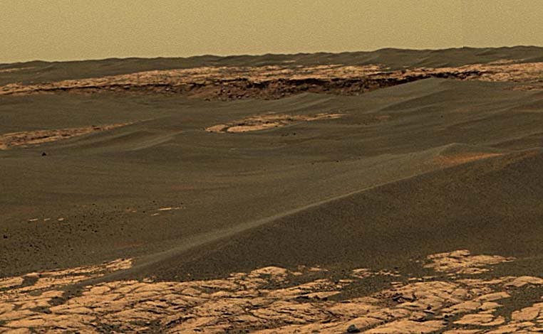 Der Erebus-Krater auf Mars