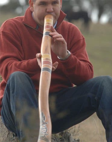 Didgeridoo-Spieler