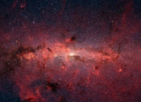 Infrarot-Blick ins Zentrum der Milchstraße