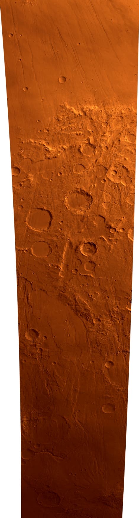 Mars hochaufgelöst: Das Claritas-Fossae-Hochland