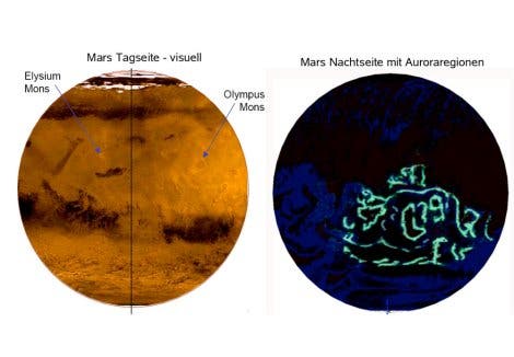 Mars Tag und Nacht
