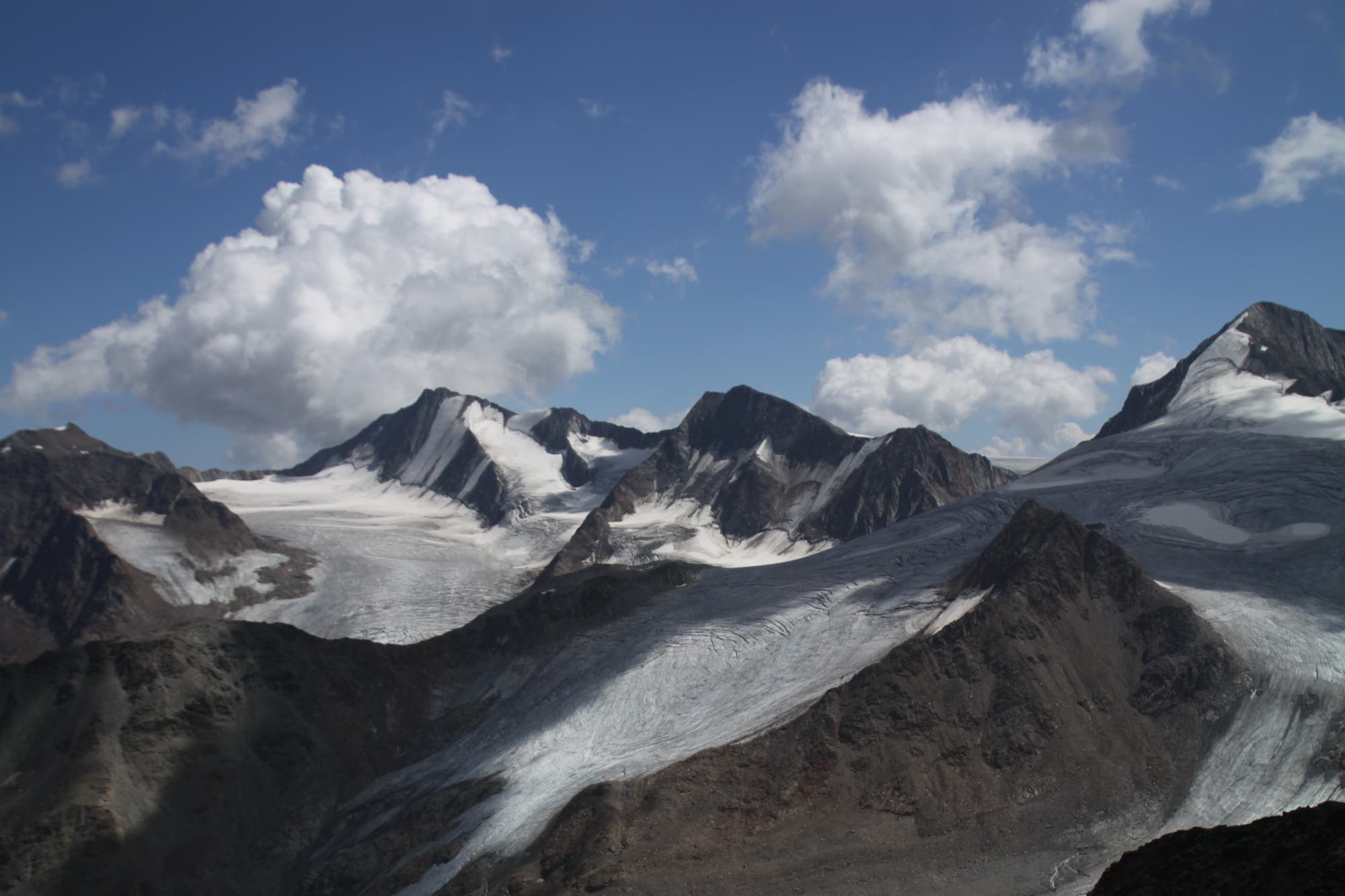 Ötzis Fundstelle: der Similaun-Gletscher