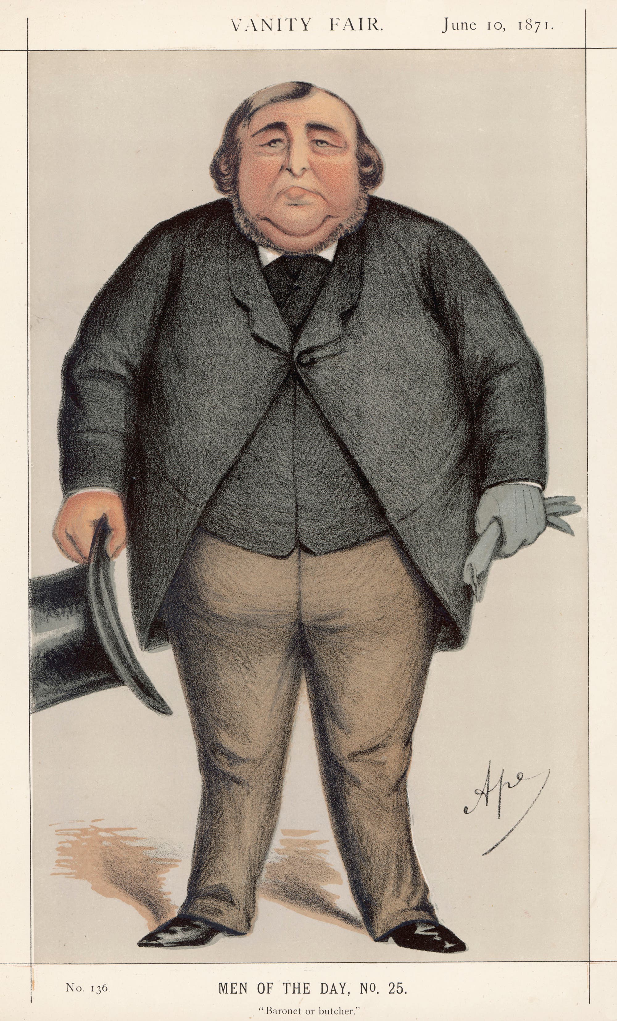 Illustration von Arthur Orton, die 1871 in »Vanity Fair« erschien.