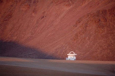 Das APEX-Teleskop in Chile