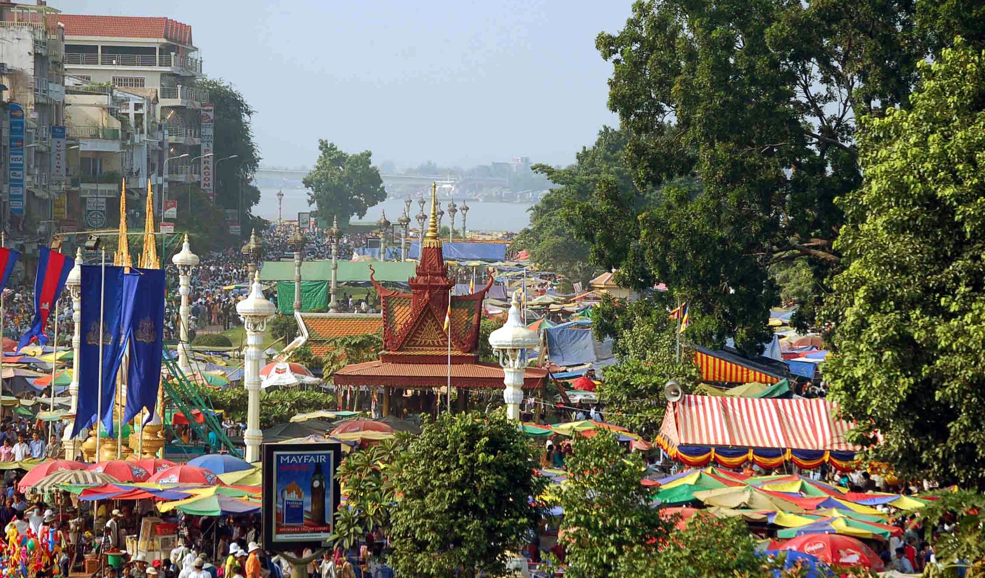Wasserfest am Tonle Sap