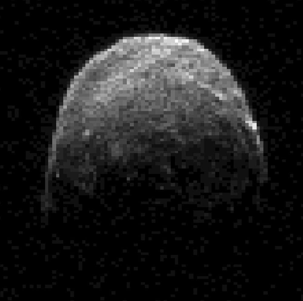 Asteroid 2005 YU55 im Radarbild