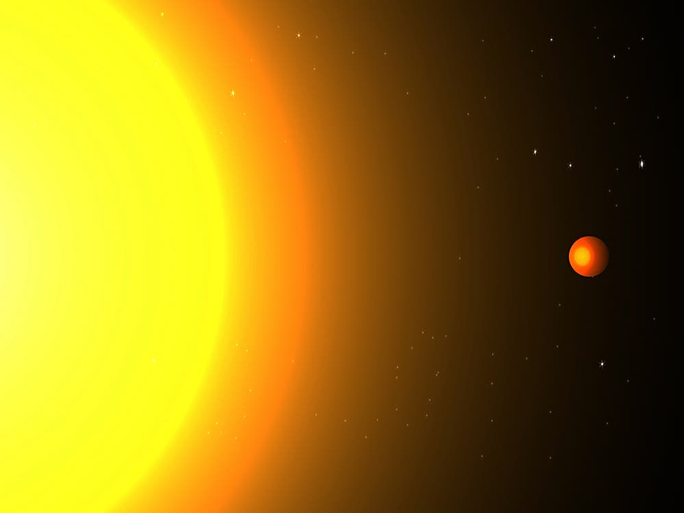 Der Exoplanet Kepler 78b (künstlerische Darstellung)