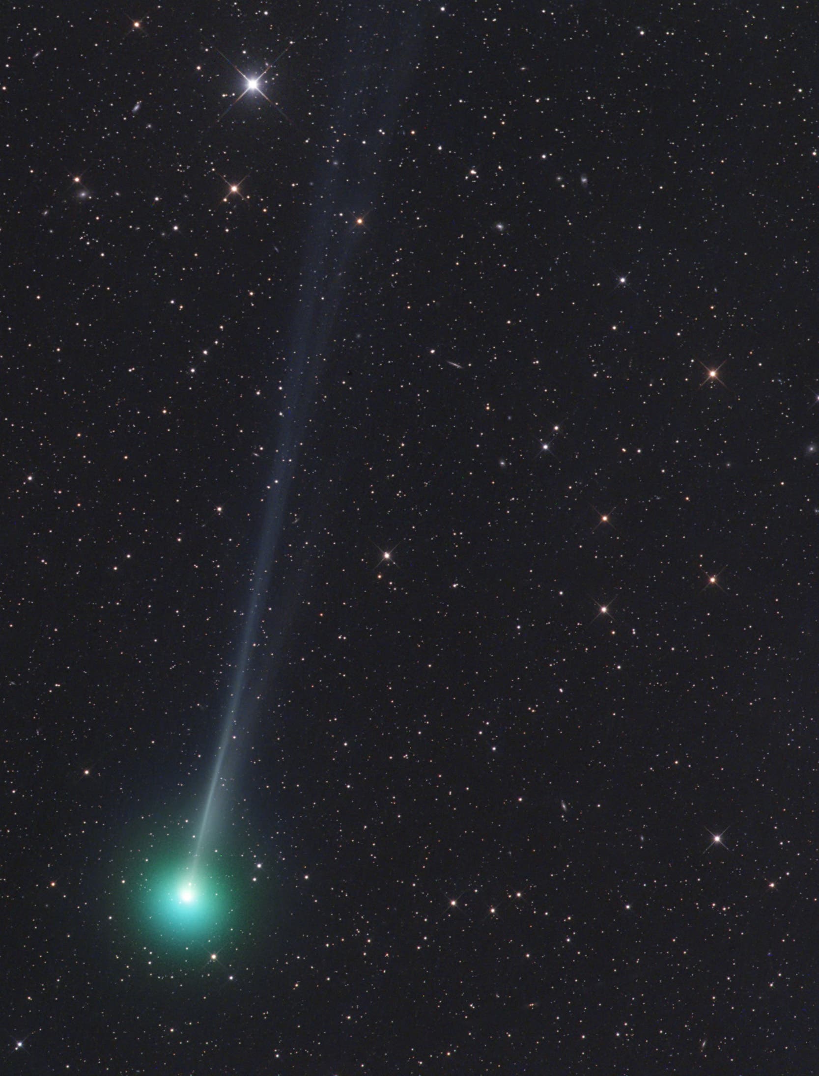 Komet C/2015 ER61 (PanSTARRS) von Namibia aus fotografiert