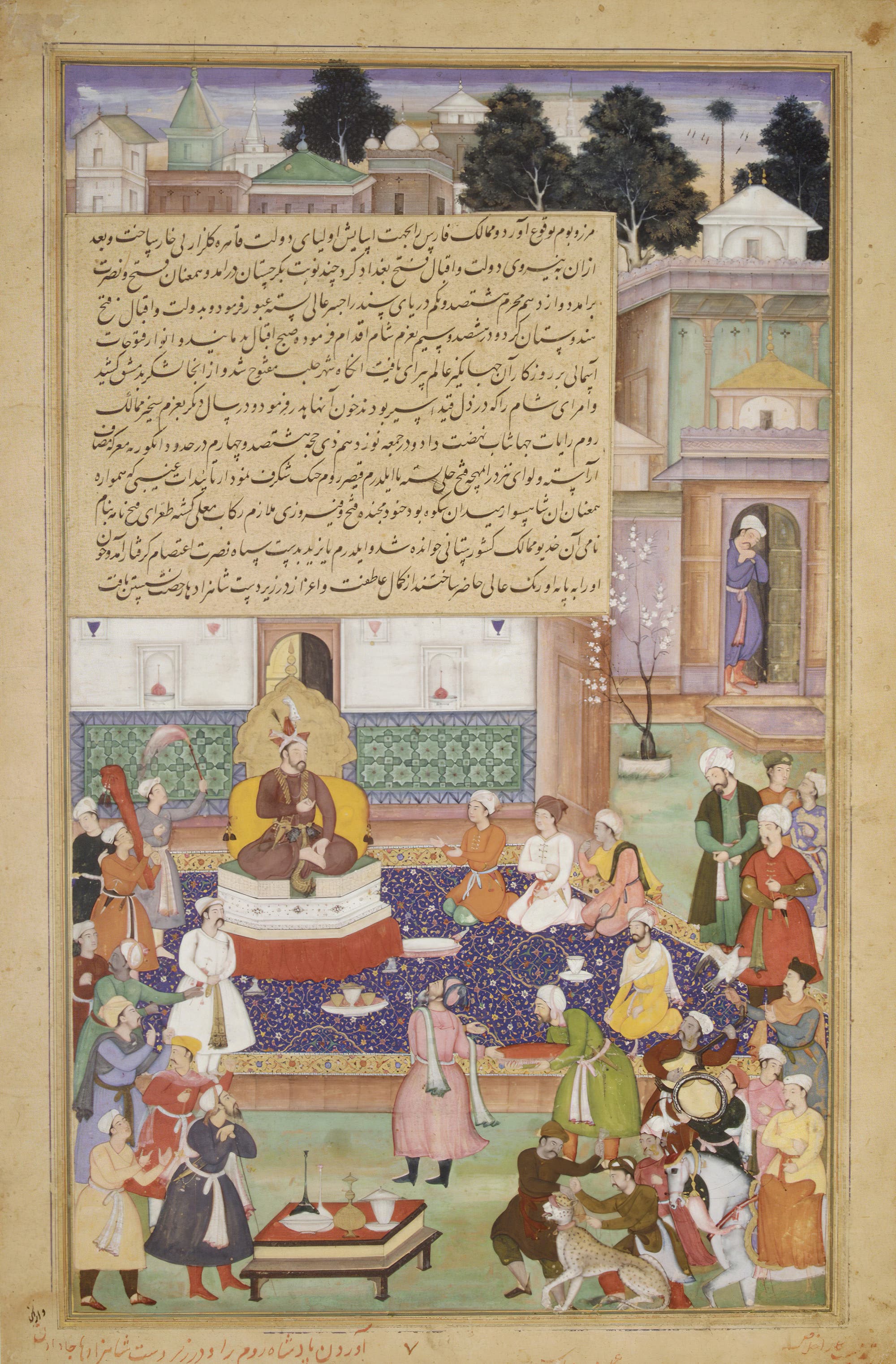 Sultan Bayezid I. vor Timur