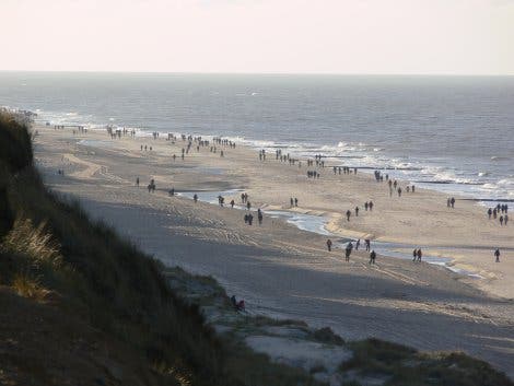 Strandspaziergang – im Winter 2007 nicht möglich