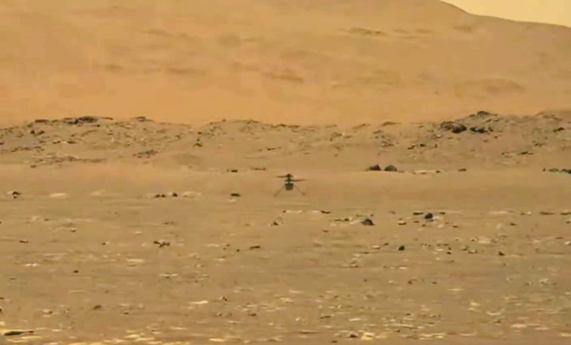 Ingenuity, aufgenommen vom Mars-Rover Perseverance