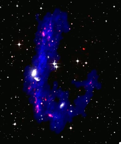 Galaxie NGC 5291 und ihre Nachbarschaft