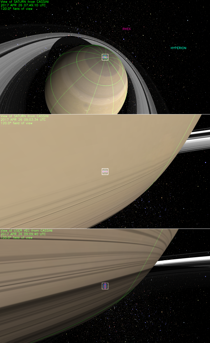 Cassinis Blick auf Saturn