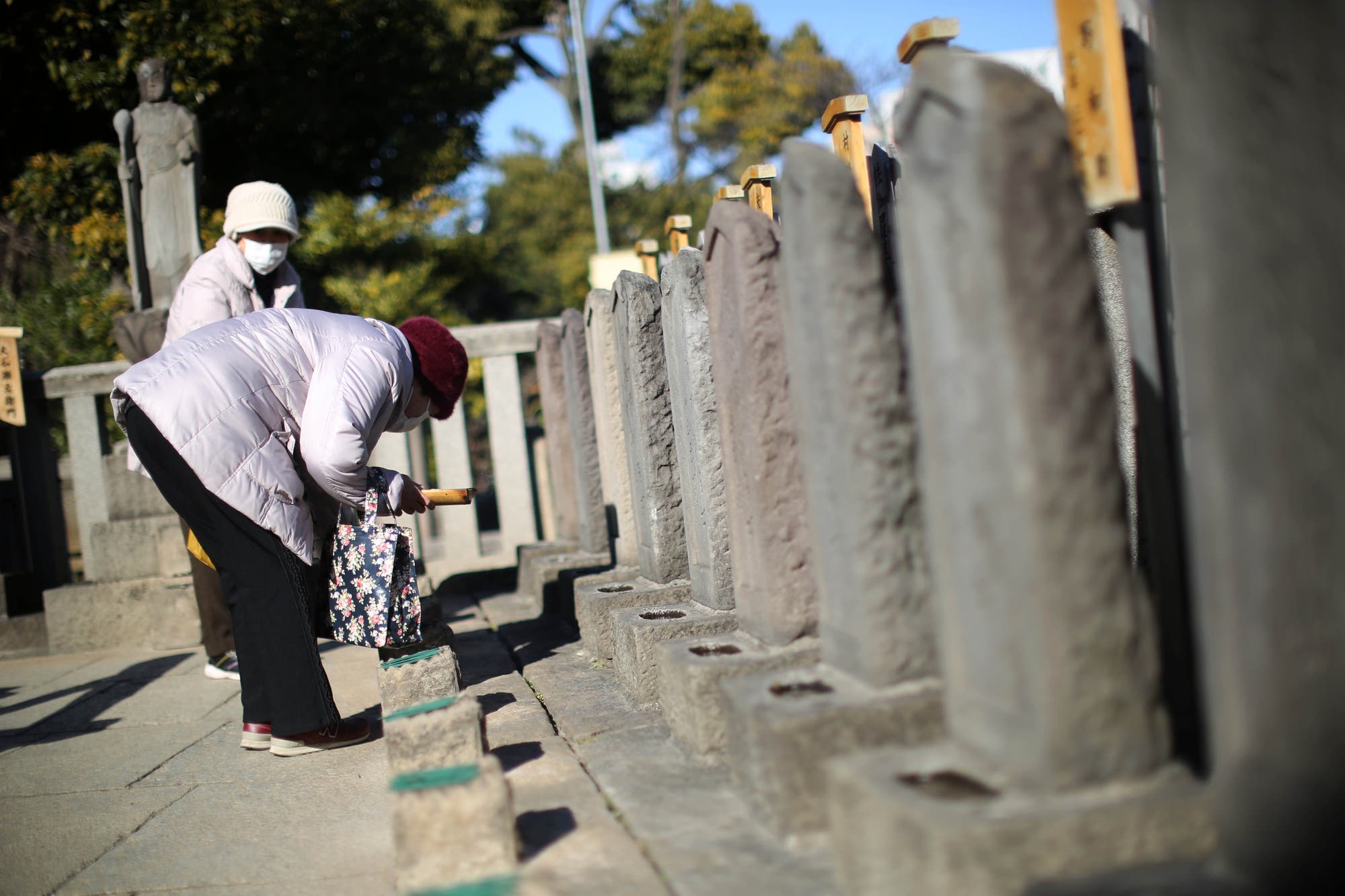 Das Grab der 47 Ronin in Tokio.