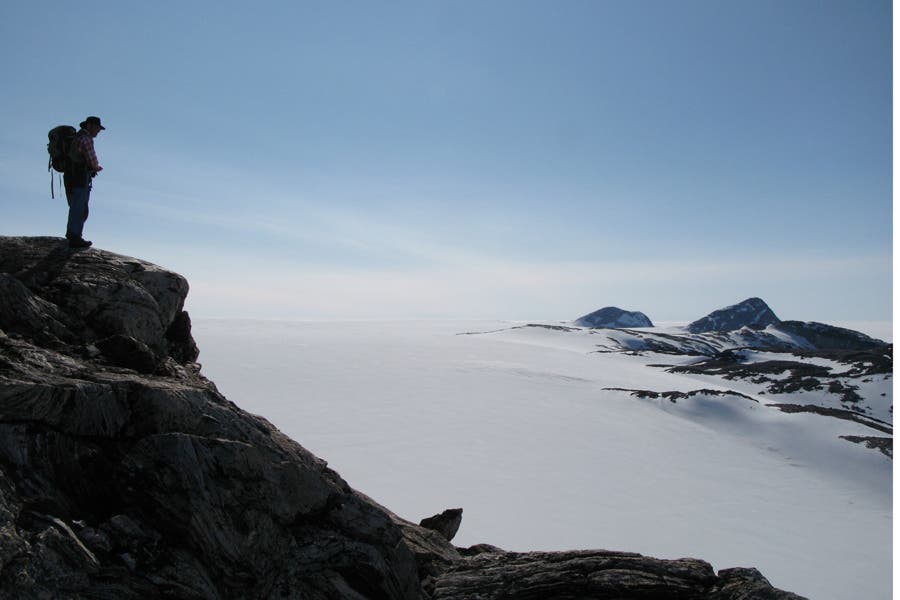 Nunatak auf Grönland